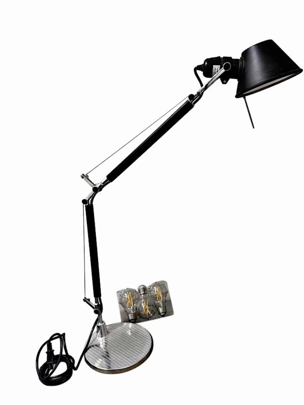Authentic Artemide Tolomeo Mini Table Lamp w/Aluminum Base